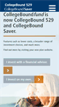 Mobile Screenshot of collegeboundfund.com